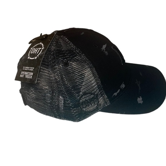 OPERATION HAT TRICK OHT AIR FORCE BLACK MESH ADJUSTABLE HAT​​ - Picture 2 of 4